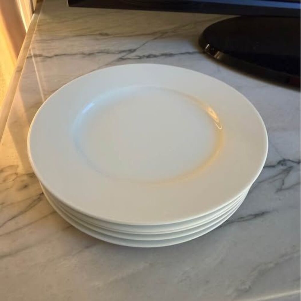 Amazon Basics White Dessert Plates Set of 6